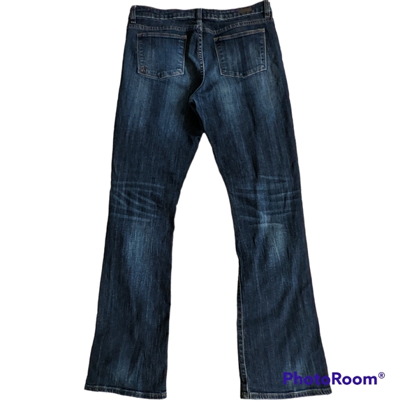 Kut From The Kloth Jeans Women's Sz 8 Blue Destroyed Farrah Baby Bootcut Pants - Picture 13 of 16